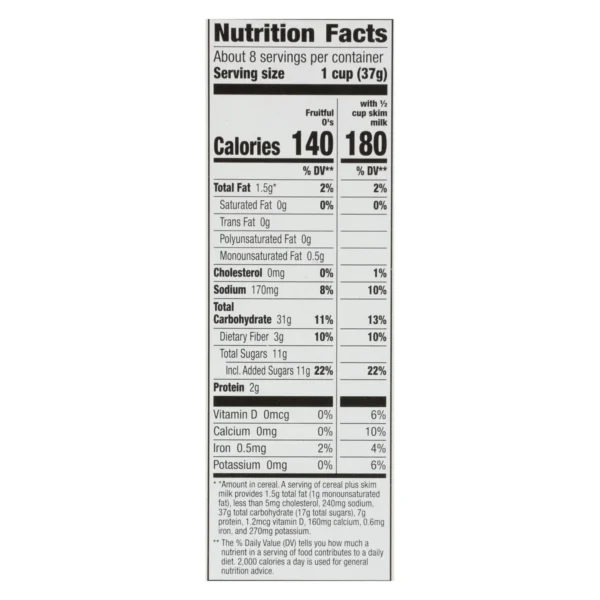 Cascadian Farm Organic Cereal - Fruitful Os - Case Of 10 - 10.2 Oz - Image 2