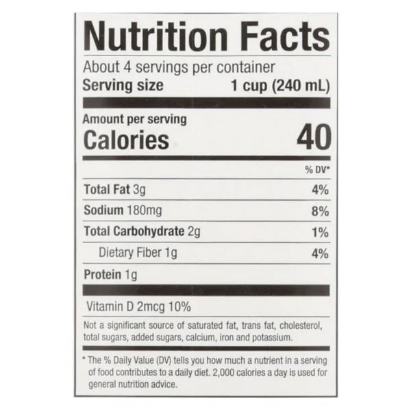 Pacific Natural Foods Almond Original - Unsweetened - Case Of 12 - 32 Fl Oz. - Image 2