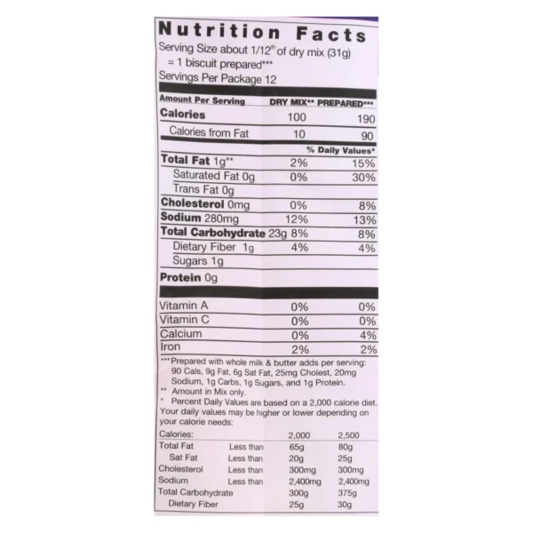 Pamela's Products - Biscuit and Scone - Mix - Case of 6 - 13 oz. - Image 2