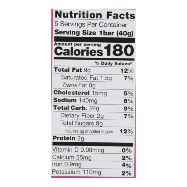 Pamela's Products - Oat Spice Whenever Bars - Raisin Walnut - Case Of 6 - 1.41 Oz. - Image 2