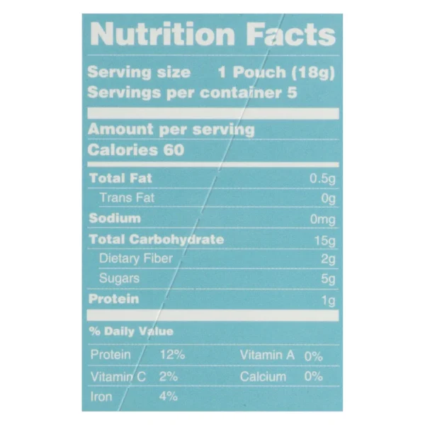 Amara - Baby Food Oats N Berry - Case Of 5 - .63 Oz - Image 2