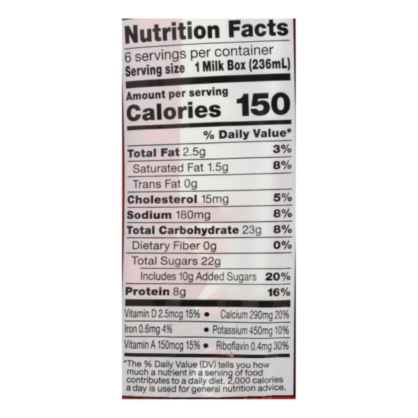 Horizon Organic Dairy Milk - Organic - 1 Percent - Lowfat - Box - Chocolate - 6/8 oz - case of 3 - Image 2