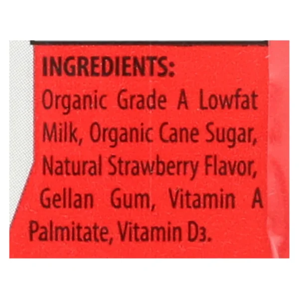 Horizon Organic Dairy Low-fat Milk - Strawberry - Case Of 3 - 8 Fl Oz. - Image 3