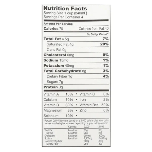 So Delicious Coconut Milk Beverage - Original - Case Of 12 - 32 Fl Oz. - Image 2