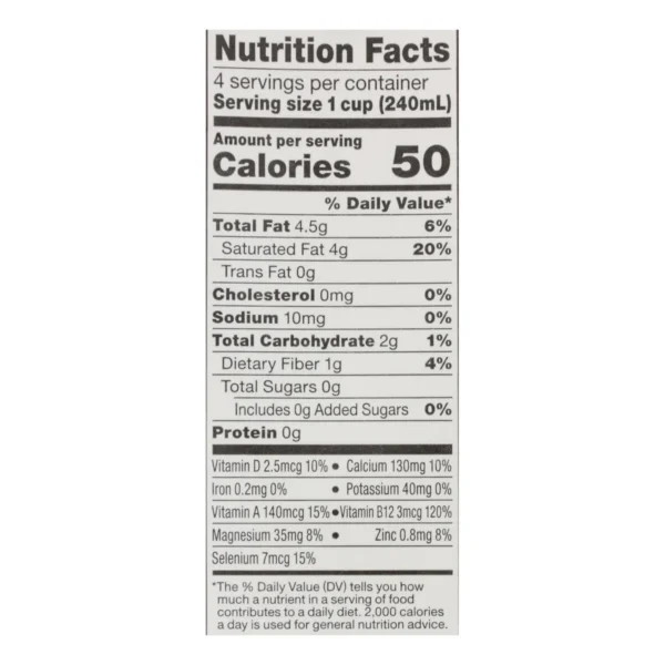 So Delicious Coconut Milk Beverage - Unsweetened Vanilla - Case Of 12 - 32 Fl Oz. - Image 2