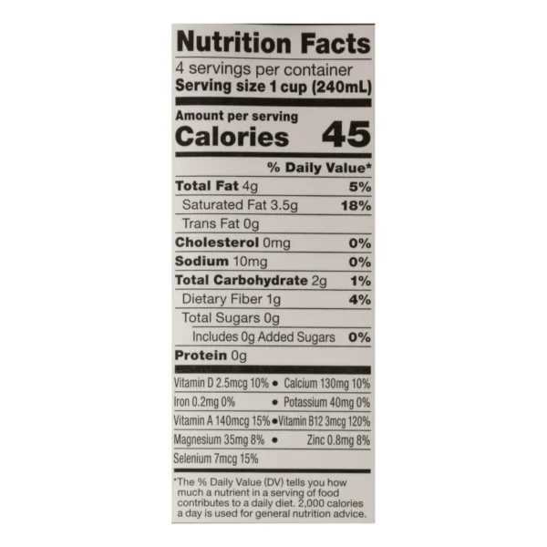 So Delicious Coconut Milk Beverage - Unsweetened - Case Of 12 - 32 Fl Oz. - Image 2