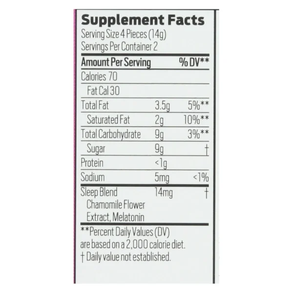 Good Day Chocolate Chocolate Pieces - with Sleep - Case of 12 - .99 oz - Image 2
