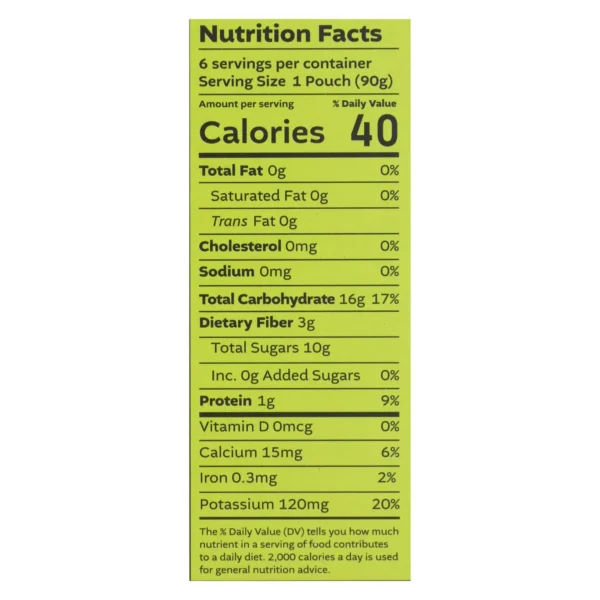 White Leaf Provisions - Baby Food Pear Ban Kiwi - Case Of 6 - 3.2 Oz - Image 2