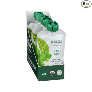 KEKOA FOOD BABY PEAS AND MINT - Case of 6