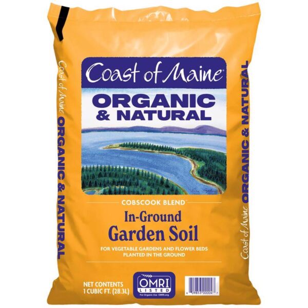 COAST OF MAINE - Coast of Maine Cobscook Blend Organic Fruit and Vegetable Garden Soil 1 cu ft
